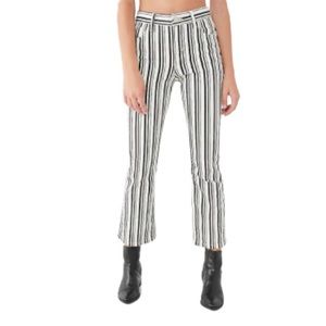 BDG black and white striped jeans